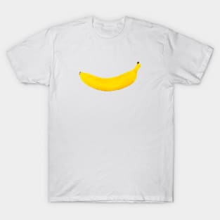 Yellow pixelated banana isolated T-Shirt